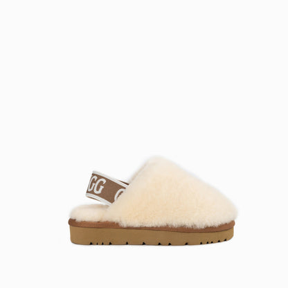 Ugg Kids Riana Fluff Slide-Kid Boots-PEROZ Accessories