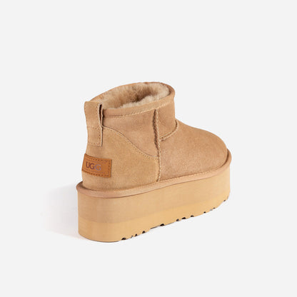 Ugg Classic Platform Ultra Mini Boots-Boots-PEROZ Accessories