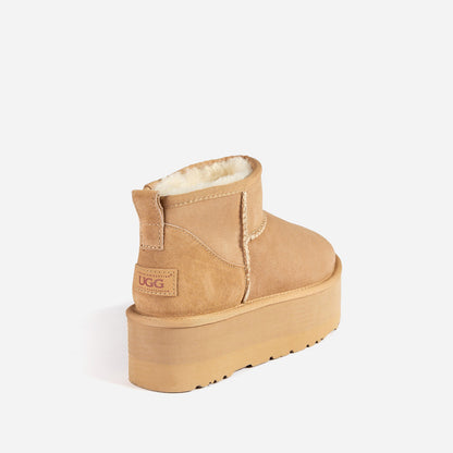 Ugg Classic Platform Ultra Mini Boots-Boots-PEROZ Accessories