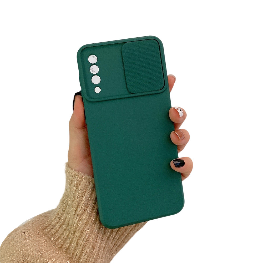 Anymob Samsung Case Green Camera Lens Protection Phone Color Candy Soft Back Cover-Mobile Phone Cases-PEROZ Accessories
