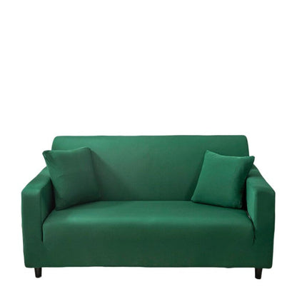 Anyhouz 3 Seater Sofa Cover Plain Green Style and Protection For Living Room Sofa Chair Elastic Stretchable Slipcover-Slipcovers-PEROZ Accessories