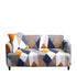 Anyhouz 3 Seater Sofa Cover Khaki Geometric Style and Protection For Living Room Sofa Chair Elastic Stretchable Slipcover-Slipcovers-PEROZ Accessories