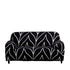 Anyhouz 3 Seater Sofa Cover Black Style and Protection For Living Room Sofa Chair Elastic Stretchable Slipcover-Slipcovers-PEROZ Accessories