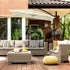 Milano 2.2M Outdoor Umbrella Cantilever Garden Deck Patio Shade Water-Resistant-Outdoor Umbrellas-PEROZ Accessories
