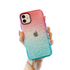 Anymob iPhone Case Red Transparent 3D Diamond Gradient Soft Silicon Back Cover-Mobile Phone Cases-PEROZ Accessories