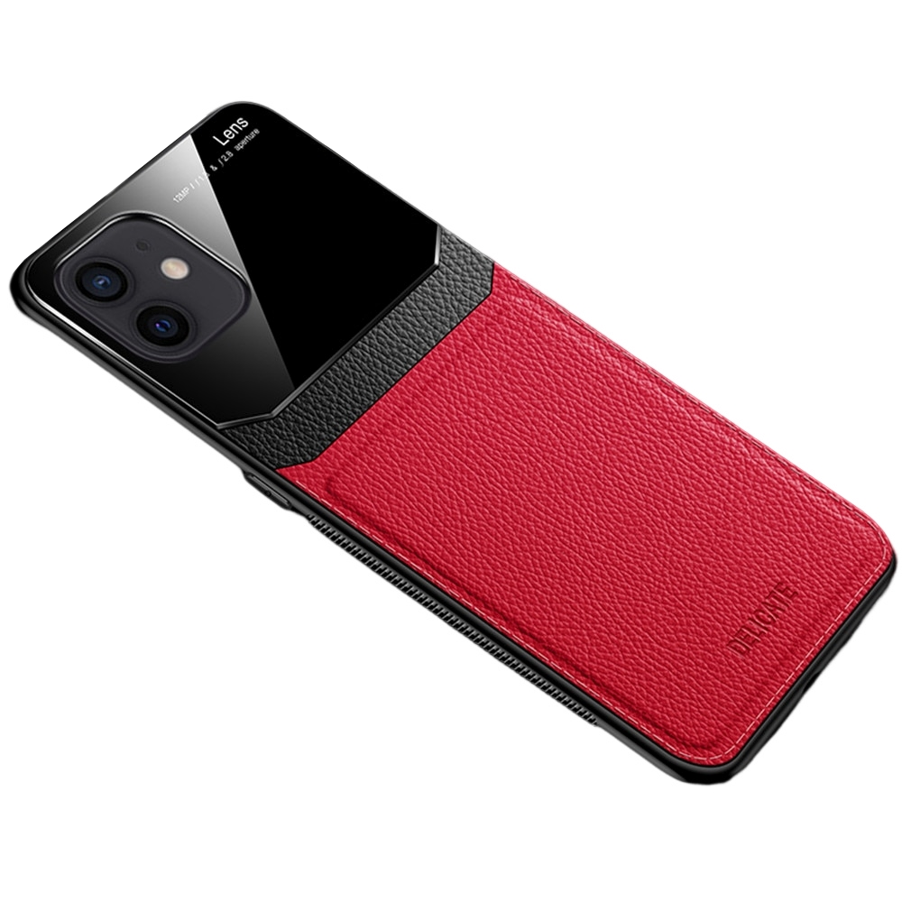 Anymob iPhone Red Anti-drop Pattern Phone Case Leather Back Cover-Mobile Phone Cases-PEROZ Accessories