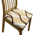 Anyhouz Chair Cover Light Beige Brown and White Wave Linear Pattern Print Stretch Seat Cover for Home Dinning Kitchen Washable Removable-Chair Cover-PEROZ Accessories