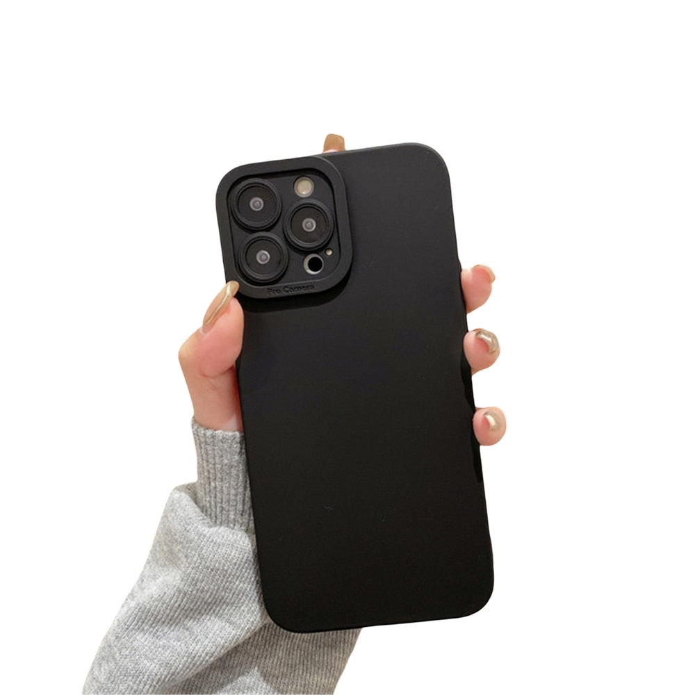 Anymob iPhone Black Soft Silicone Phone Case Angel Eye Design Camera Protection Cover-Mobile Phone Cases-PEROZ Accessories