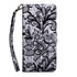 Anymob Xiaomi Redmi Light Black Leather Case Flower Flip Wallet Cover Bag Shell Protection-PEROZ Accessories