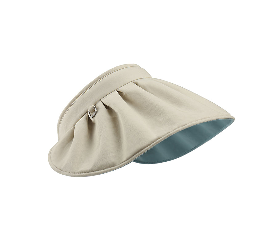 TARRAMARRA 2 in 1 Visor Reversible Wide Brim Headband Foldable Cap Lavinia-Hats-PEROZ Accessories