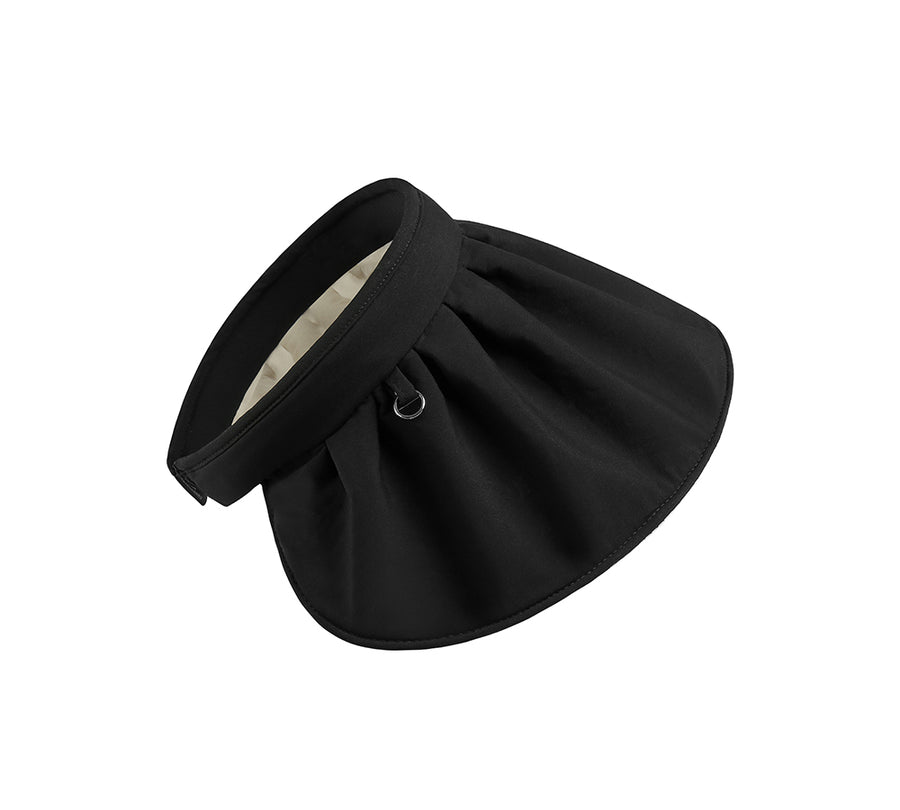 TARRAMARRA 2 in 1 Visor Reversible Wide Brim Headband Foldable Cap Lavinia-Hats-PEROZ Accessories