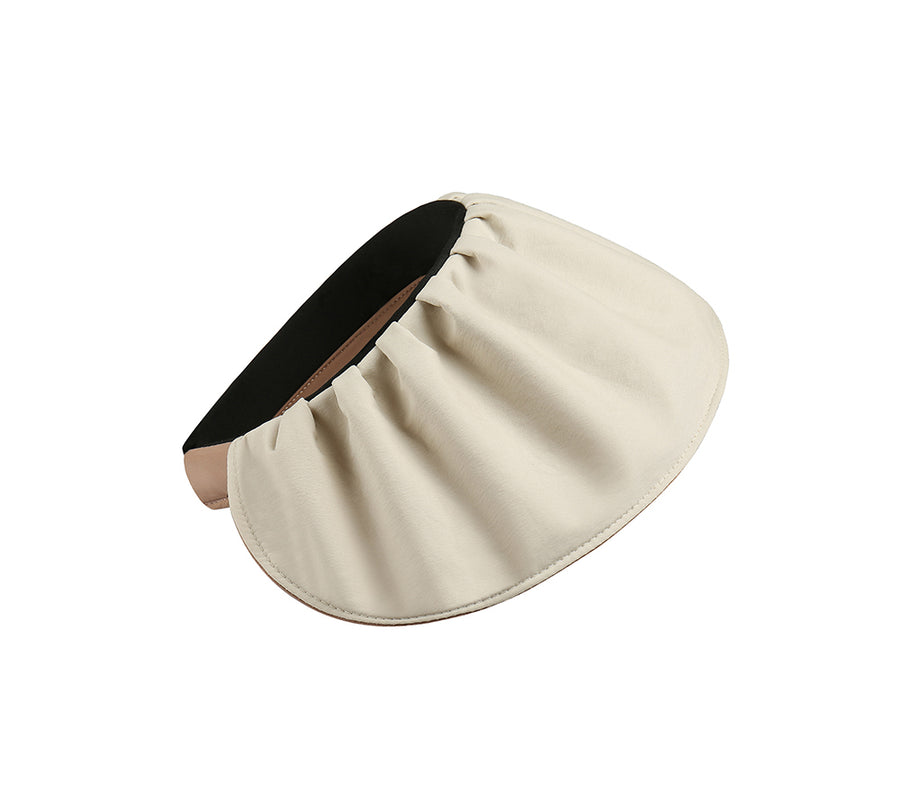 TARRAMARRA 2 in 1 Visor Reversible Wide Brim Headband Foldable Cap Lavinia-Hats-PEROZ Accessories