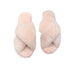 AnyStep Plush Slipper One Size 7-8 Cross Pink Warm Winter Comfortable Home Fluffy Indoor Slip On-Slipper Chairs-PEROZ Accessories