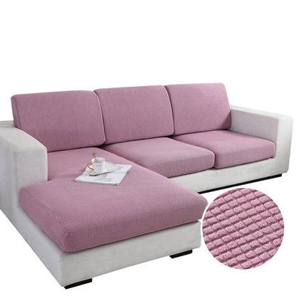 Anyhouz Sofa Cover Old Rose Polyester Thick Stretchable Cushion For Living Room 1Pc Back Cushion-Slipcovers-PEROZ Accessories