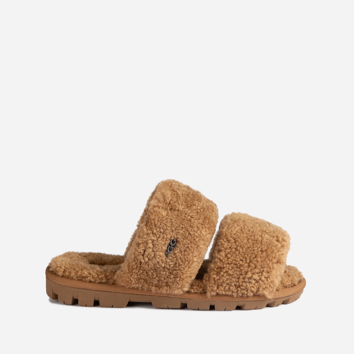 Ugg Evelyn Curly Slide-Boots-PEROZ Accessories