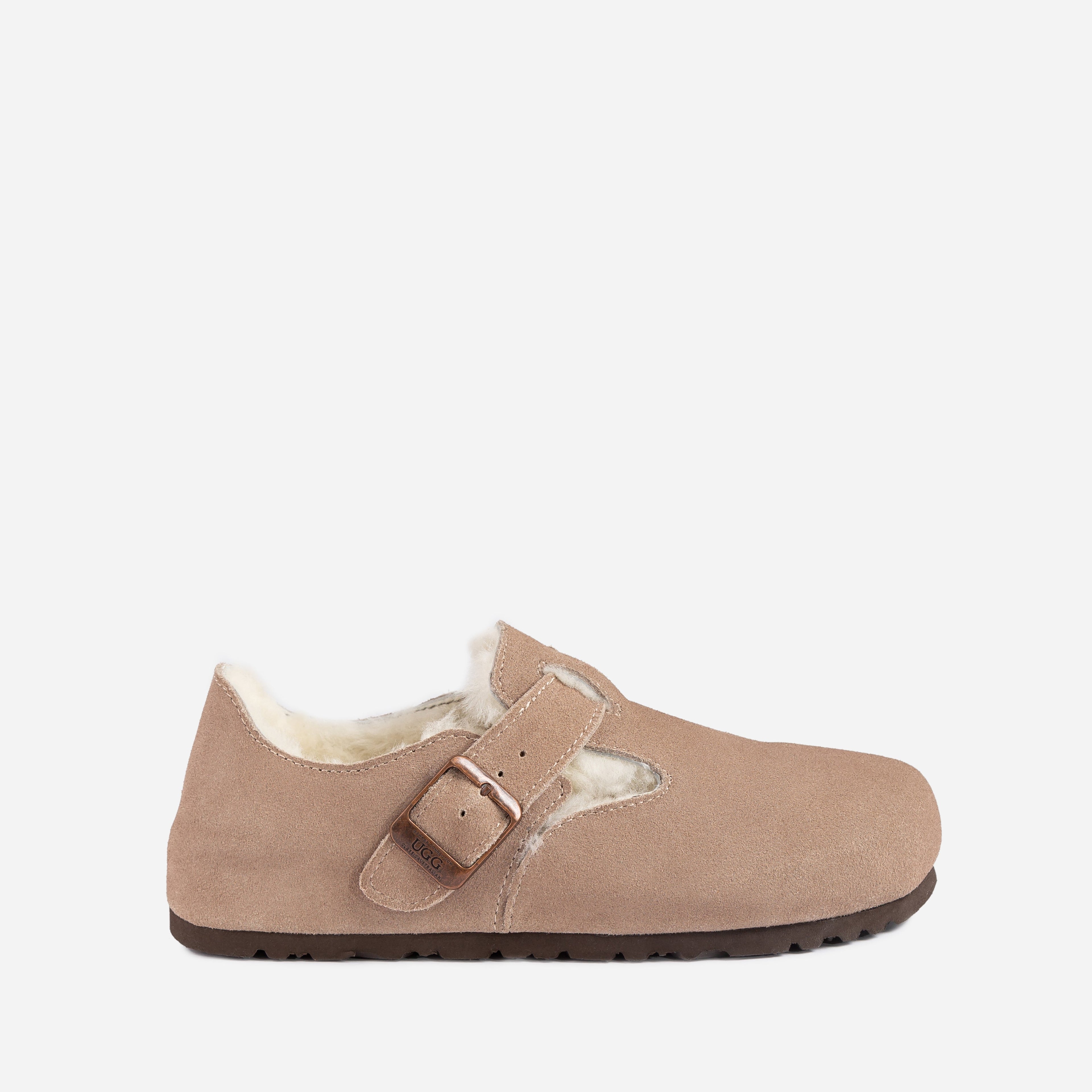 UGG Aussie Shearling Mule Loafers-Moccasins-PEROZ Accessories