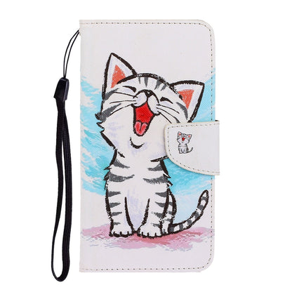 Anymob iPhone Singing Kitten Cartoon Flip Phone Cases Magnetic Leather Wallet Back Cover-Mobile Phone Cases-PEROZ Accessories