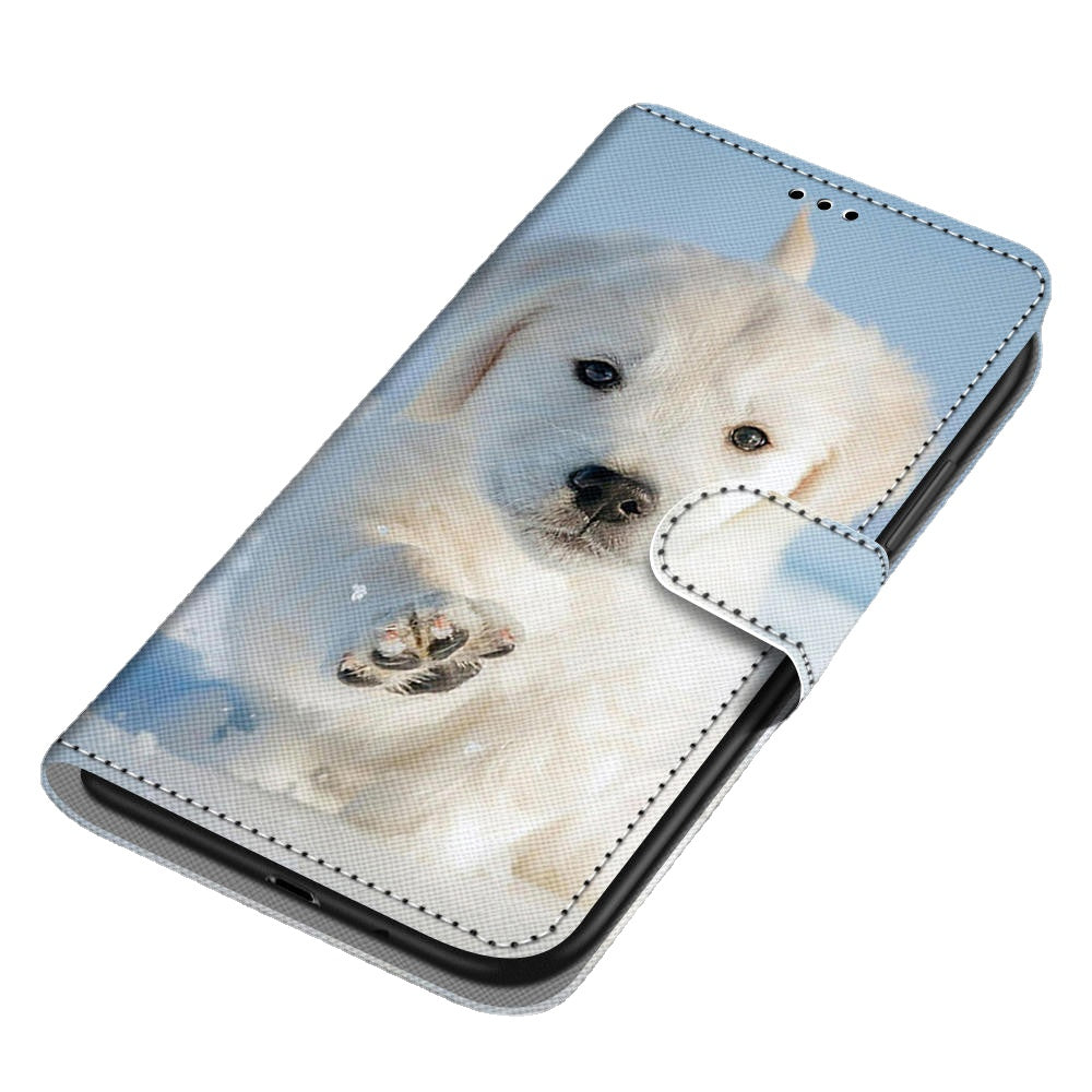 Anymob iPhone Case Fashion Magnetic Flip Cute Puppy Painting Leather Cover-Mobile Phone Cases-PEROZ Accessories