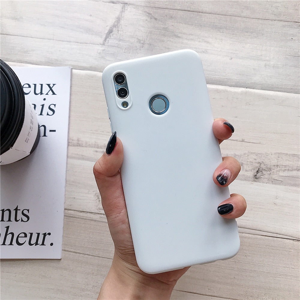 Anymob Xiaomi White Silicone Case Soft TPU Phone Back Cover-Mobile Phone Cases-PEROZ Accessories