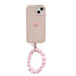 Anymob iPhone Case Pink Cute Love Heart Hand Bracelet Strap Soft Silicone Candy Color Back Cover-Mobile Phone Cases-PEROZ Accessories