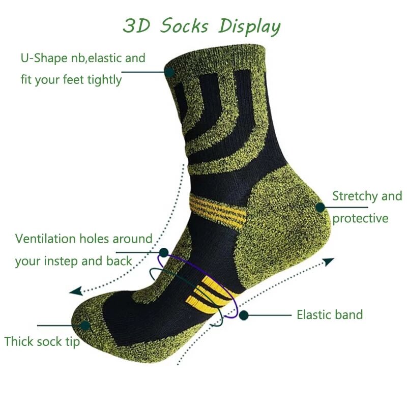 Anysox 5 Pairs One Size 5-11 Grey Green Cotton Compression Trekking With Formal Work Male Socks Meia Contrast Color Designer Brand Fit For Man-Socks-PEROZ Accessories