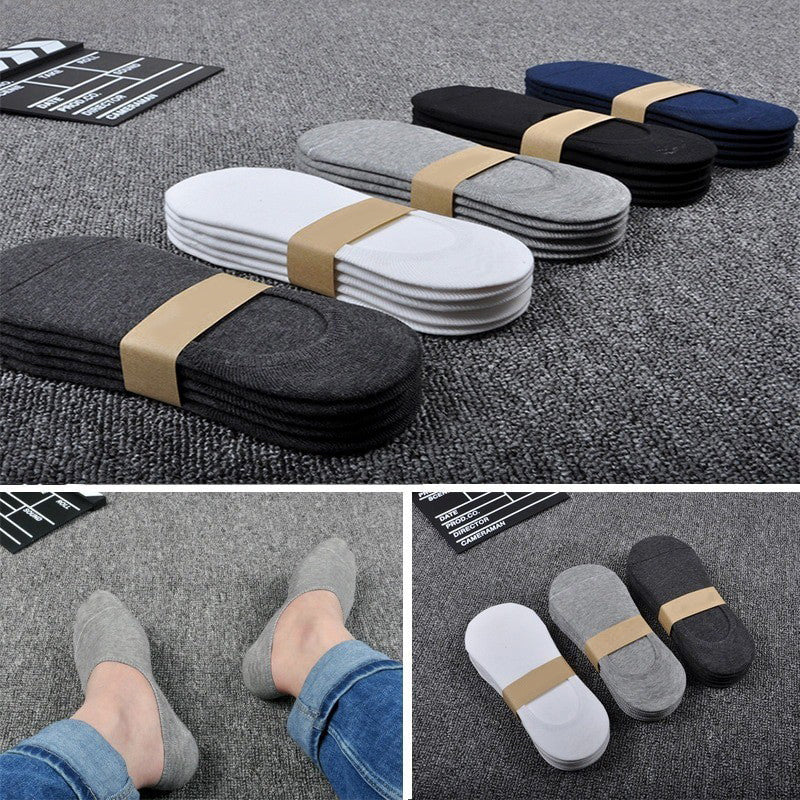 Anysox 5 Pairs Mix Color Size 10-14 Fashion Socks High Quality Office Sports Business Long Socks Cotton Solid Colors Skateboard Knitted Casual-Socks-PEROZ Accessories