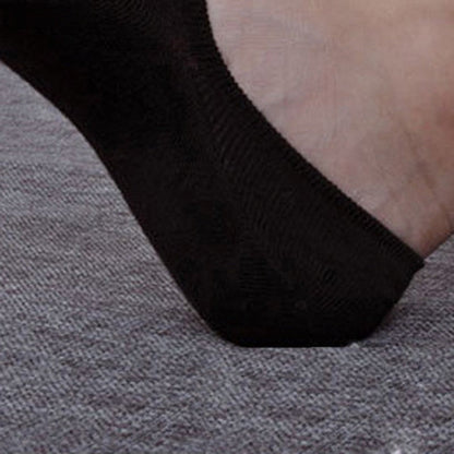 Anysox 5 Pairs Dark Grey Size 5.5-10 Fashion Socks High Quality Office Sports Bussiness Long Socks Cotton Solid Colors Skateboard Knitted Casual-Socks-PEROZ Accessories