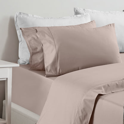 Renee Taylor 1500 Thread Count Pure Soft Cotton Blend Flat &amp; Fitted Sheet Set-Bed Linen-PEROZ Accessories