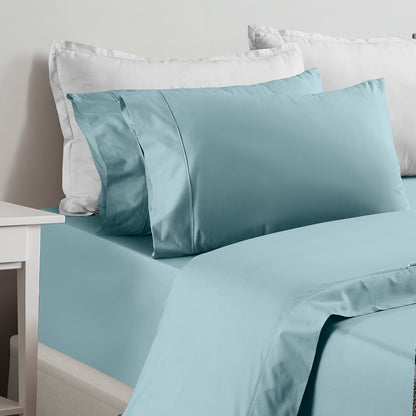 Renee Taylor 1500 Thread Count Pure Soft Cotton Blend Flat &amp; Fitted Sheet Set-Bed Linen-PEROZ Accessories