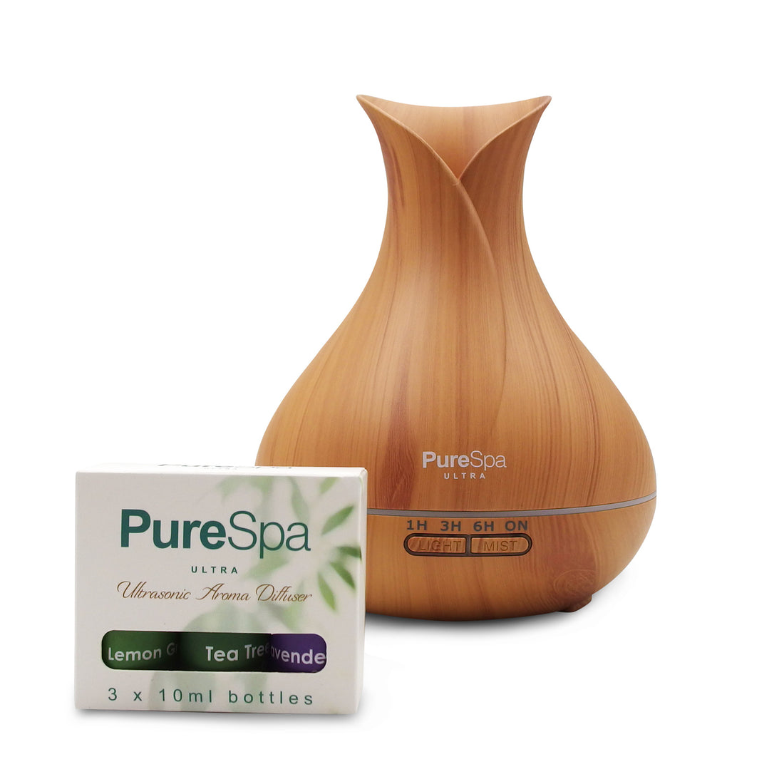 PureSpa Ultra Aroma Diffuser 550ml Ultrasonic Aromatherapy Humidifier Purifier-Home Fragrances-PEROZ Accessories