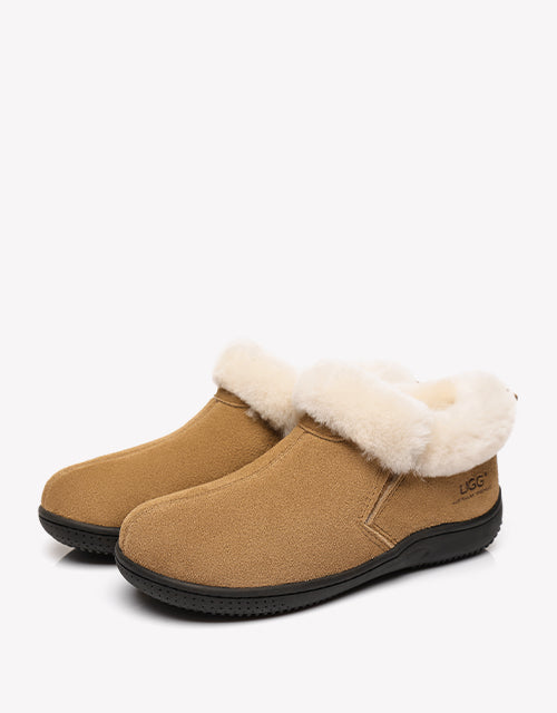 Australian Shepherd Ugg Ankle Slippers Unisex Daley-Slippers-PEROZ Accessories