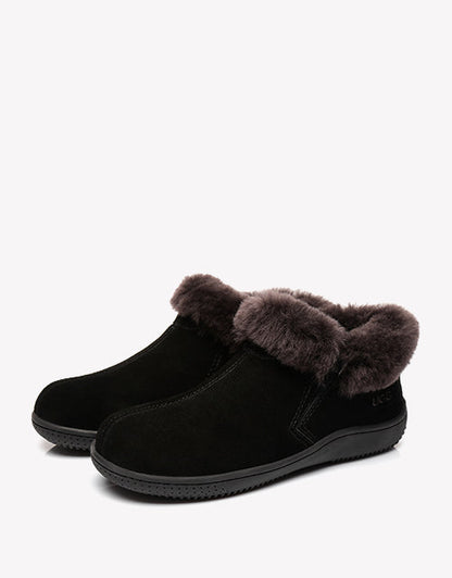 Australian Shepherd Ugg Ankle Slippers Unisex Daley-Slippers-PEROZ Accessories