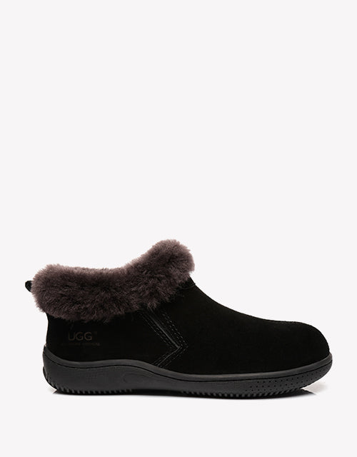 Australian Shepherd Ugg Ankle Slippers Unisex Daley-Slippers-PEROZ Accessories