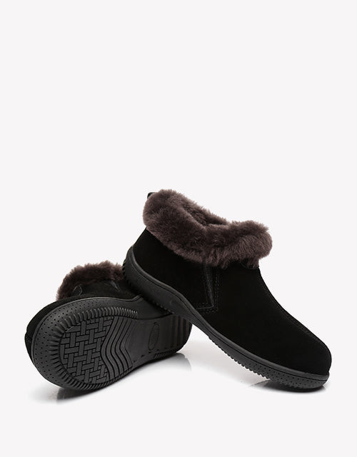 Australian Shepherd Ugg Ankle Slippers Unisex Daley-Slippers-PEROZ Accessories