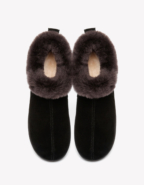 Australian Shepherd Ugg Ankle Slippers Unisex Daley-Slippers-PEROZ Accessories