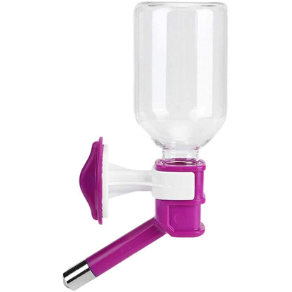 AnyWags Purple Leak-Proof Convenient Hanging Drinking Water Bottle Easy Hydration for Dogs, Cats, and Rabbits Pet-Pet Supplies-PEROZ Accessories