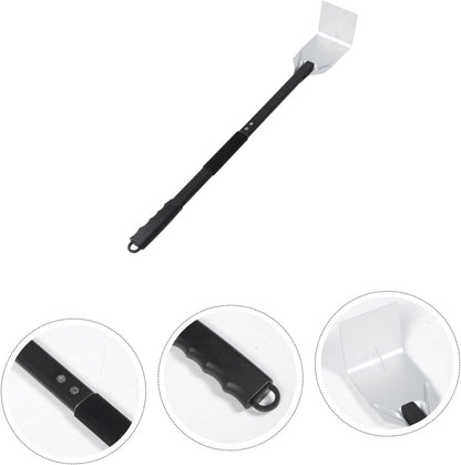 AnyGleam Silver 67cm Small Aluminum Ash Rake and Coal Mixing Pizza Tool Accessories-Pizza Makers &amp; Ovens-PEROZ Accessories
