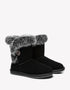 Australian Shepherd UGG Short Button Sheepskin Boots Donna-Boots-PEROZ Accessories