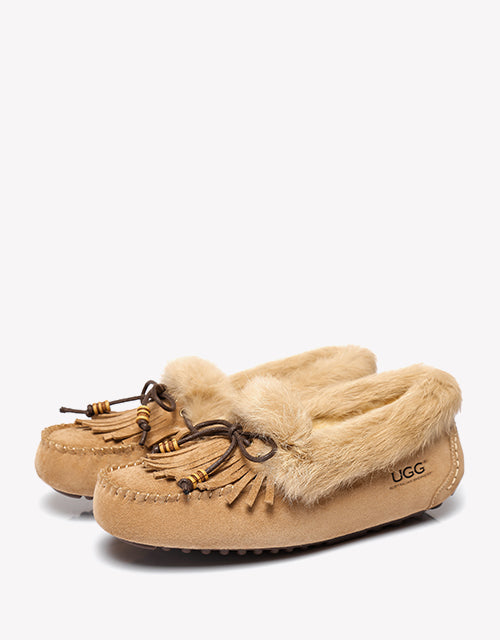 Australian Shepherd Sule Moccasin-Loafers & Moccasins-PEROZ Accessories