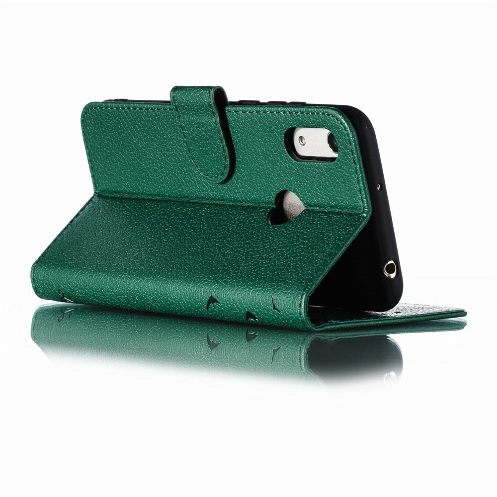 Anymob Huawei Honor Brown Leather Cases Flip Wallet Cover Phone Cover Protection-PEROZ Accessories
