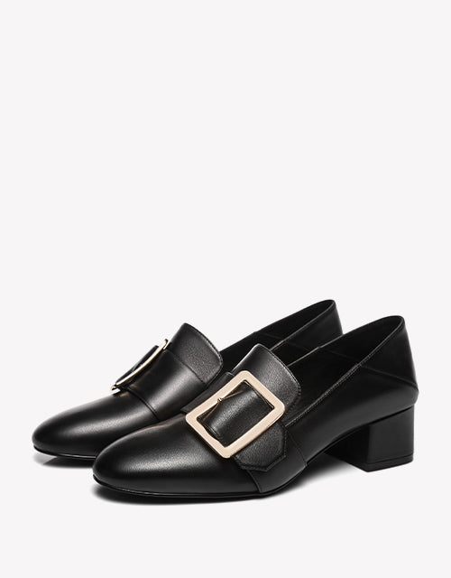 Australian Shepherd Women Low Block Heels Sammi-Heels-PEROZ Accessories