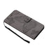 Anymob Huawei Gray Leather Phone Case Butterfly Flip Wallet Cover Protection-PEROZ Accessories