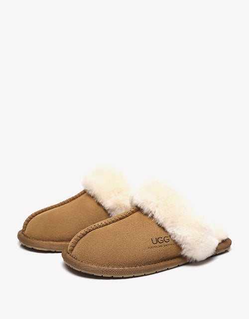 Australian Shepherd Kids UGG Slippers Rosa-Slippers-PEROZ Accessories