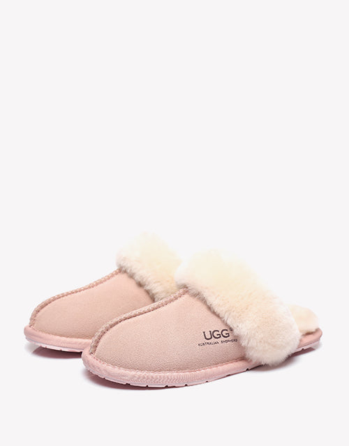 Australian Shepherd Kids UGG Slippers Rosa-Slippers-PEROZ Accessories