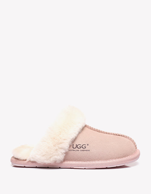 Australian Shepherd Kids UGG Slippers Rosa-Slippers-PEROZ Accessories