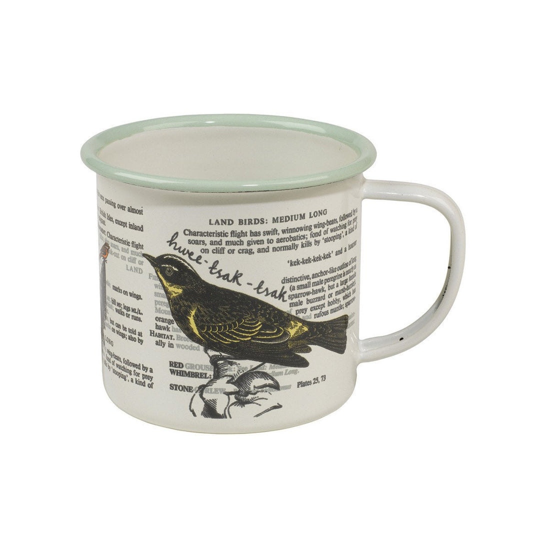 Rob Ryan Designer Mug Contemporary Nature Lover Artistic Enamel-Drinkware-PEROZ Accessories
