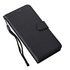 Anymob iPhone Black Flip Leather Phone Case Solid Color Wallet Cover-Mobile Phone Cases-PEROZ Accessories