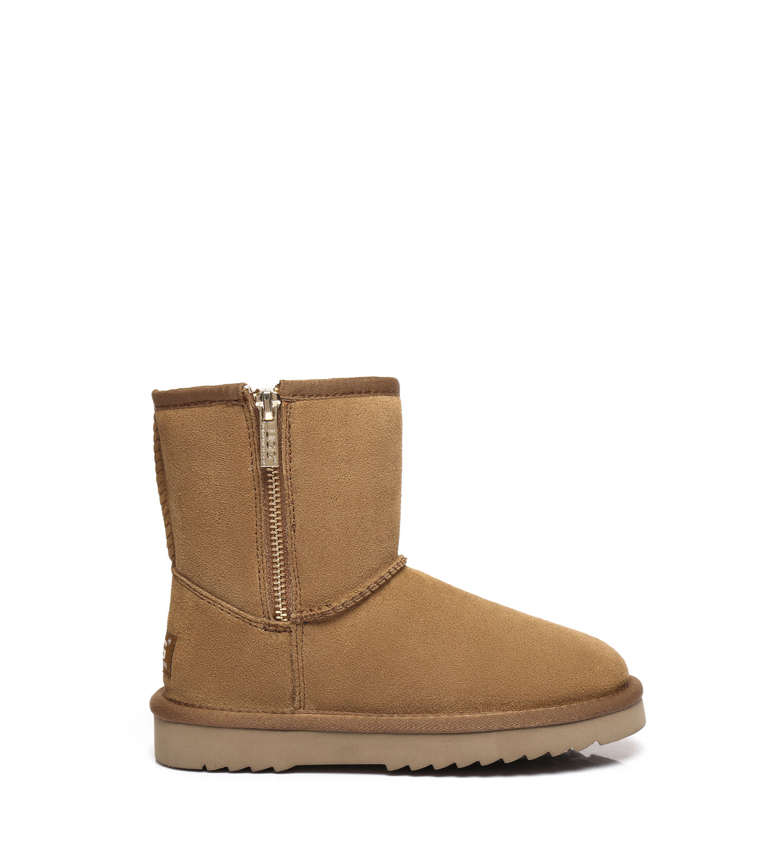 Australian Shepherd Kids Short Zipper UGG Boots - 571003