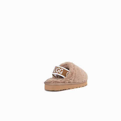 Ugg Kids Riana Fluff Slide-Kid Boots-PEROZ Accessories