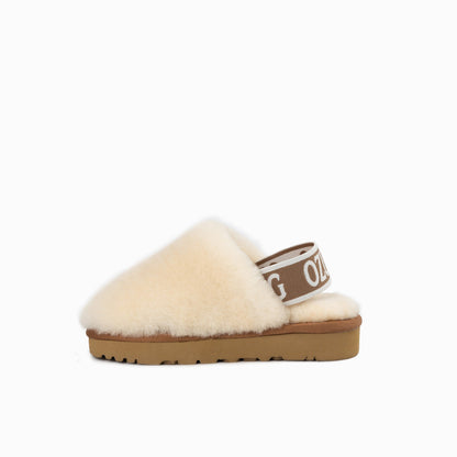 Ugg Kids Riana Fluff Slide-Kid Boots-PEROZ Accessories